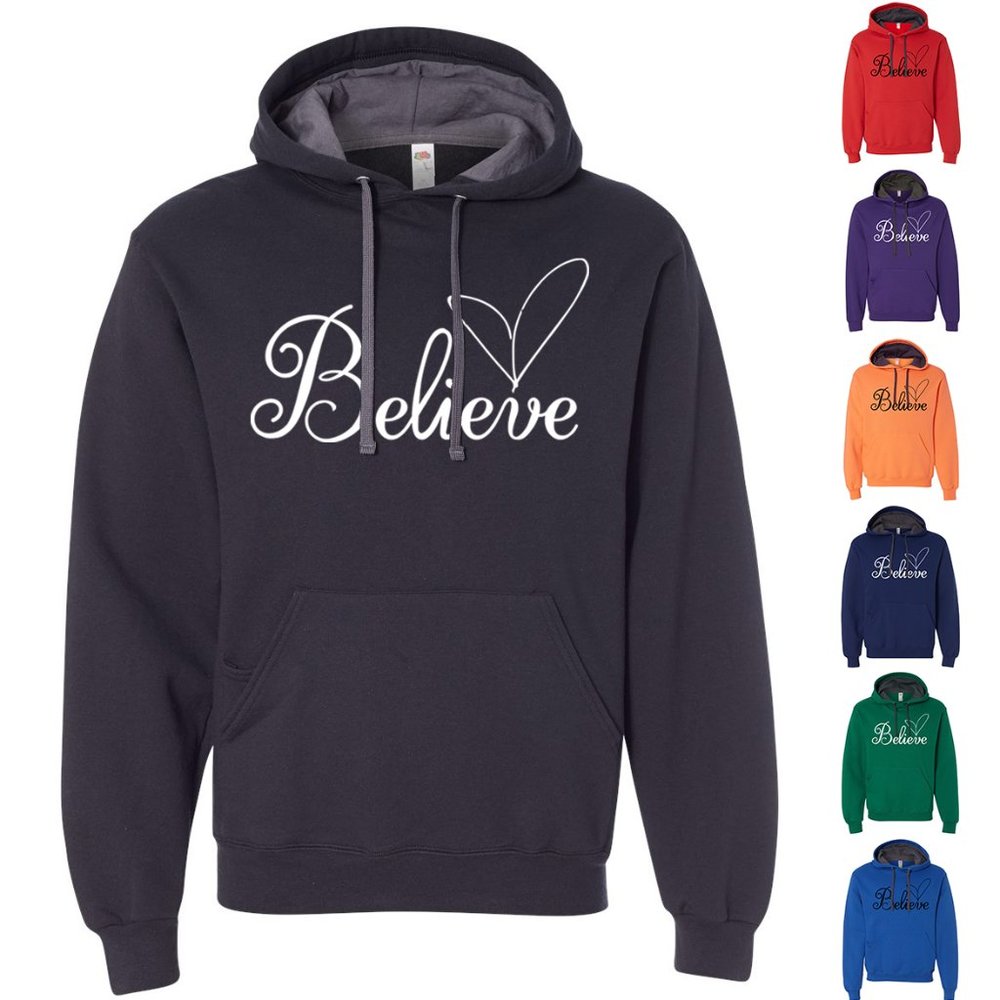 Believe Graphic Softspun Pullover Hoodies